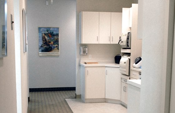 Sterilization equipment room